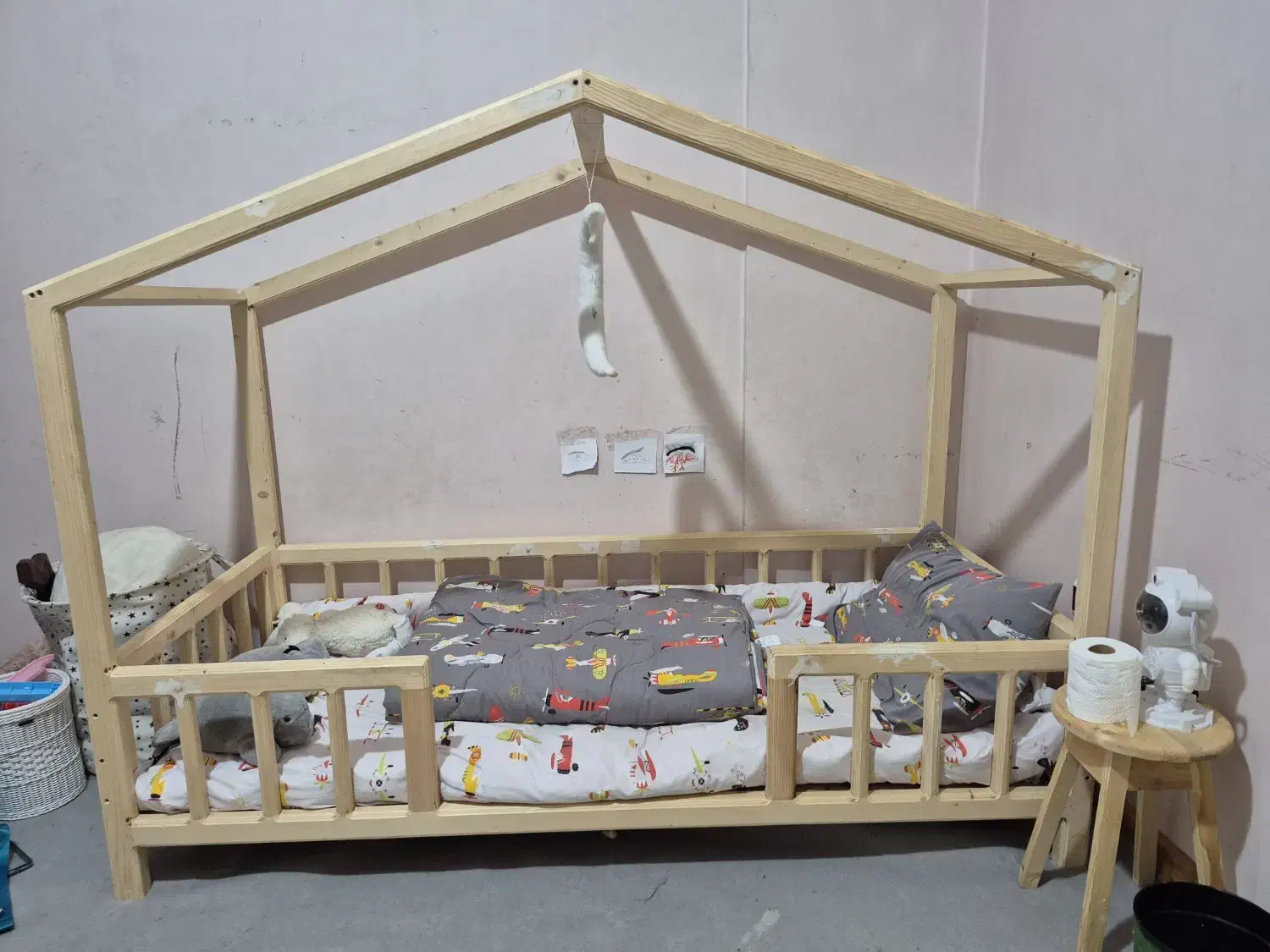 تخت مونته سوری تمام چوب کار دست|تخت و سرویس خواب|یاسوج, |دیوار