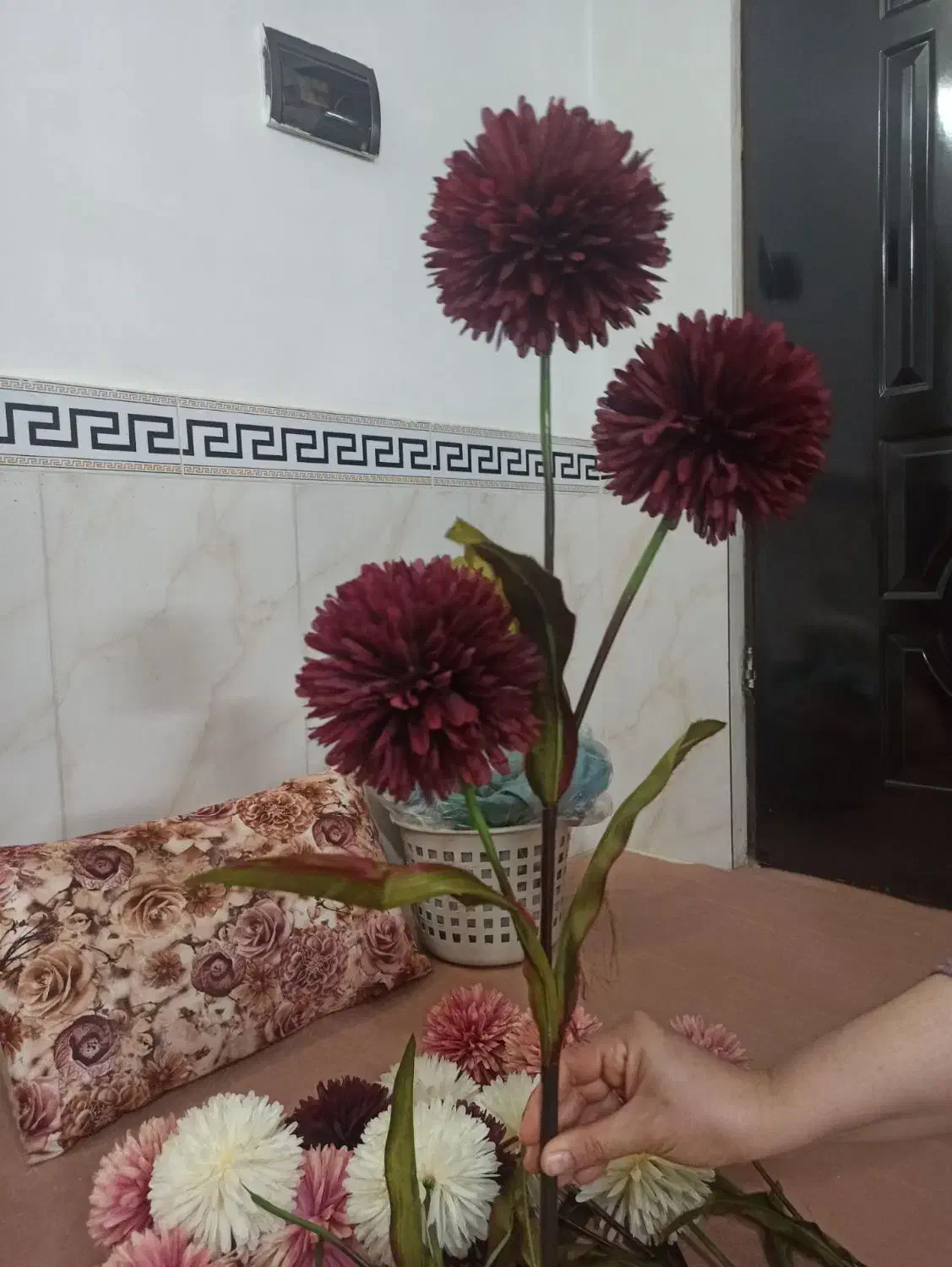 6شاخه گل سالم|گل مصنوعی|ملایر, |دیوار