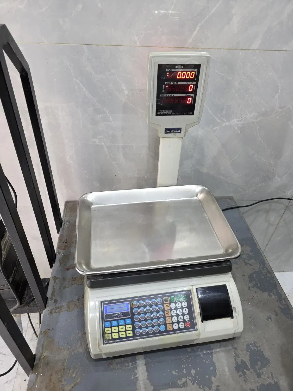 ترازو توزین صدر ویستا ۶۰ کیلویی پرینتر دار|فروشگاه و مغازه|تهران, صادقیه|دیوار