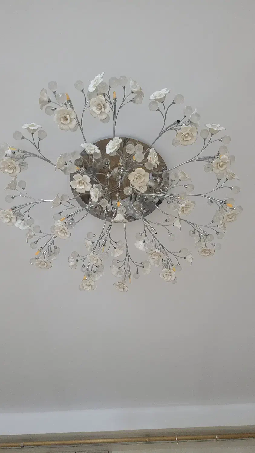 لوستر گل چینی|لوستر و چراغ آویز|تهران, شهرک صدرا|دیوار