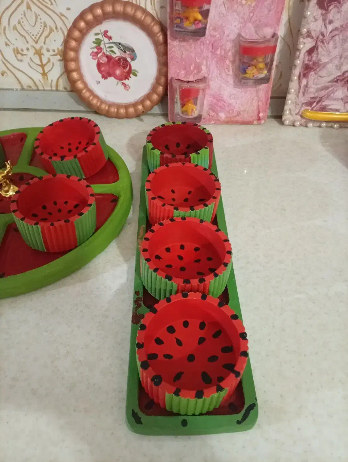 انواع ضرف سنگ مصنوعی|صنایع دستی و سایر لوازم تزئینی|زاهدان, |دیوار