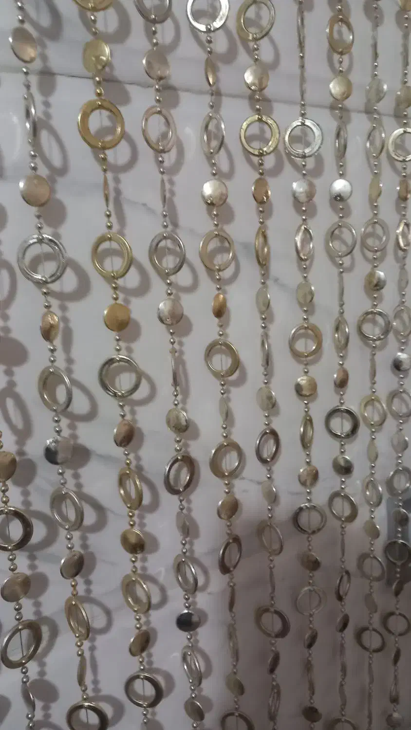 پرده مهره ایی|پرده، رانر، رومیزی|صحنه, |دیوار