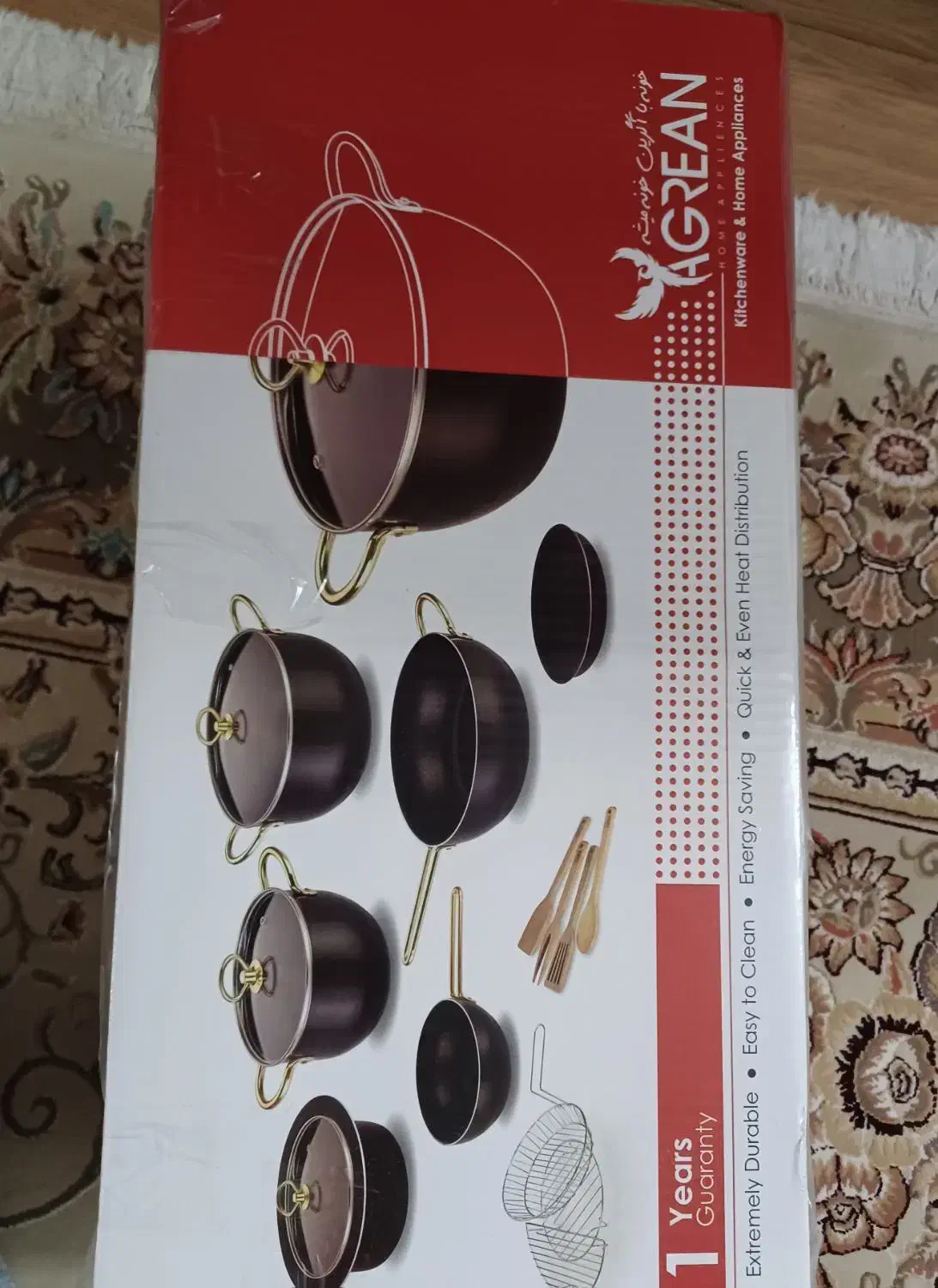 ست قابلمه پخت وپز ۱۸ پارچه آگرین قسطی و نقد|ظروف پخت‌وپز|مشهد, امیریه|دیوار