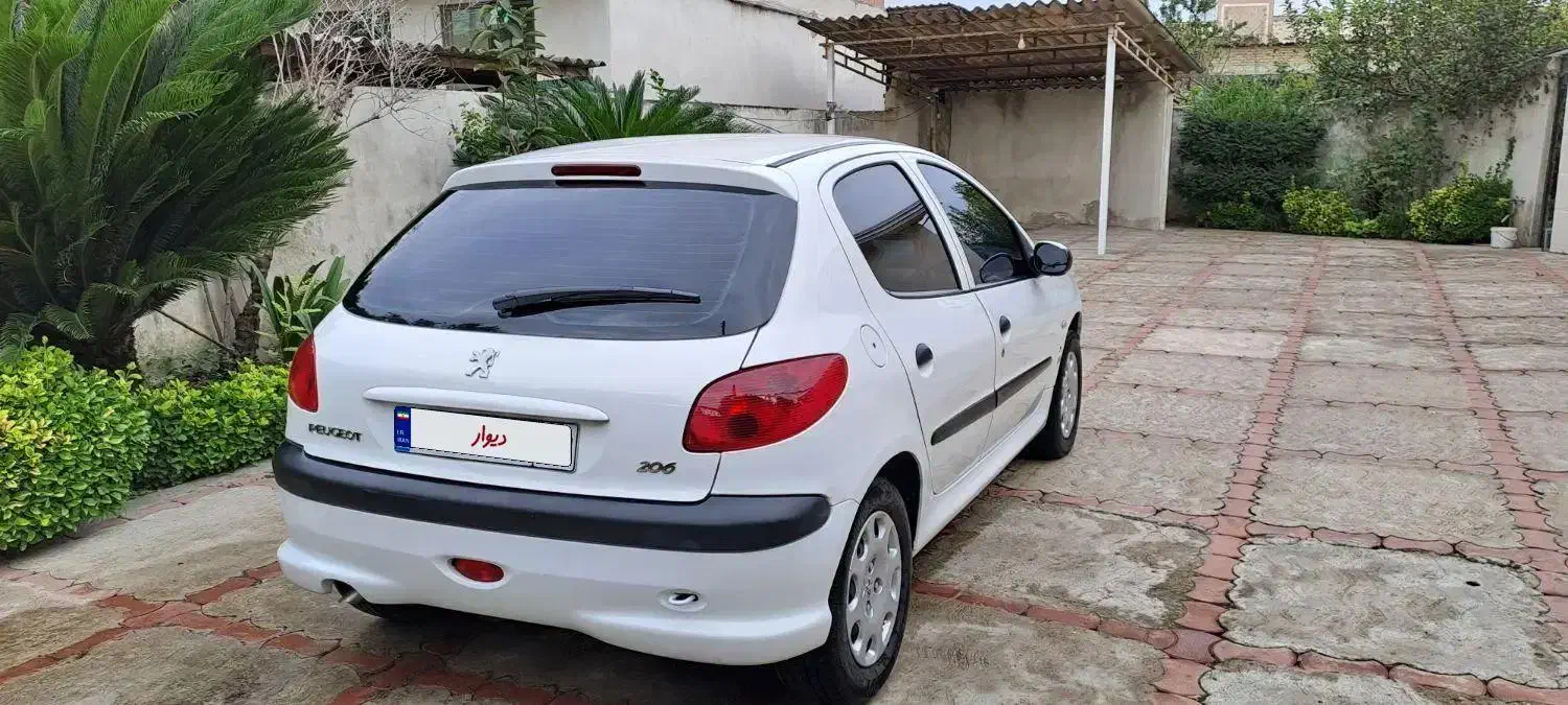 پژو ۲۰۶ تیپ ۵ مدل ۸۹|خودرو سواری و وانت|ساری, |دیوار