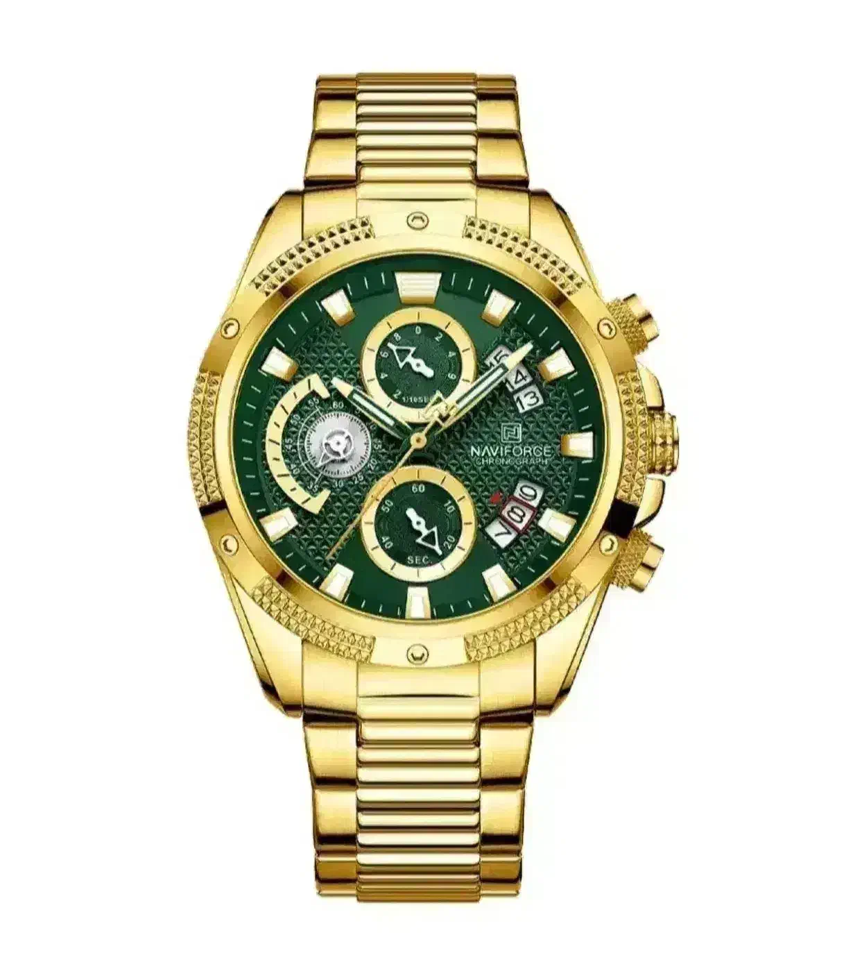 ساعت مردانه طلایی لاکچری موتور ژاپن|ساعت|مبارکه, |دیوار