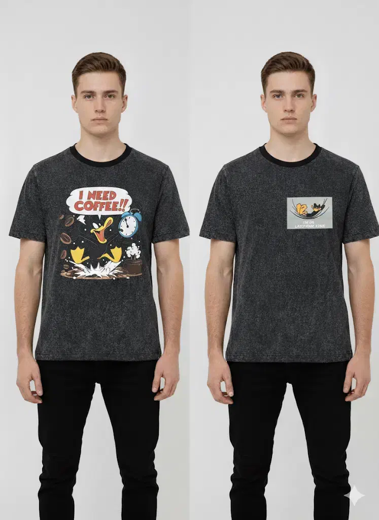 تیشرت طرح قهوه کافی کافه باریستا نخی مردانه زنانه|لباس|اصفهان, همتآباد|دیوار