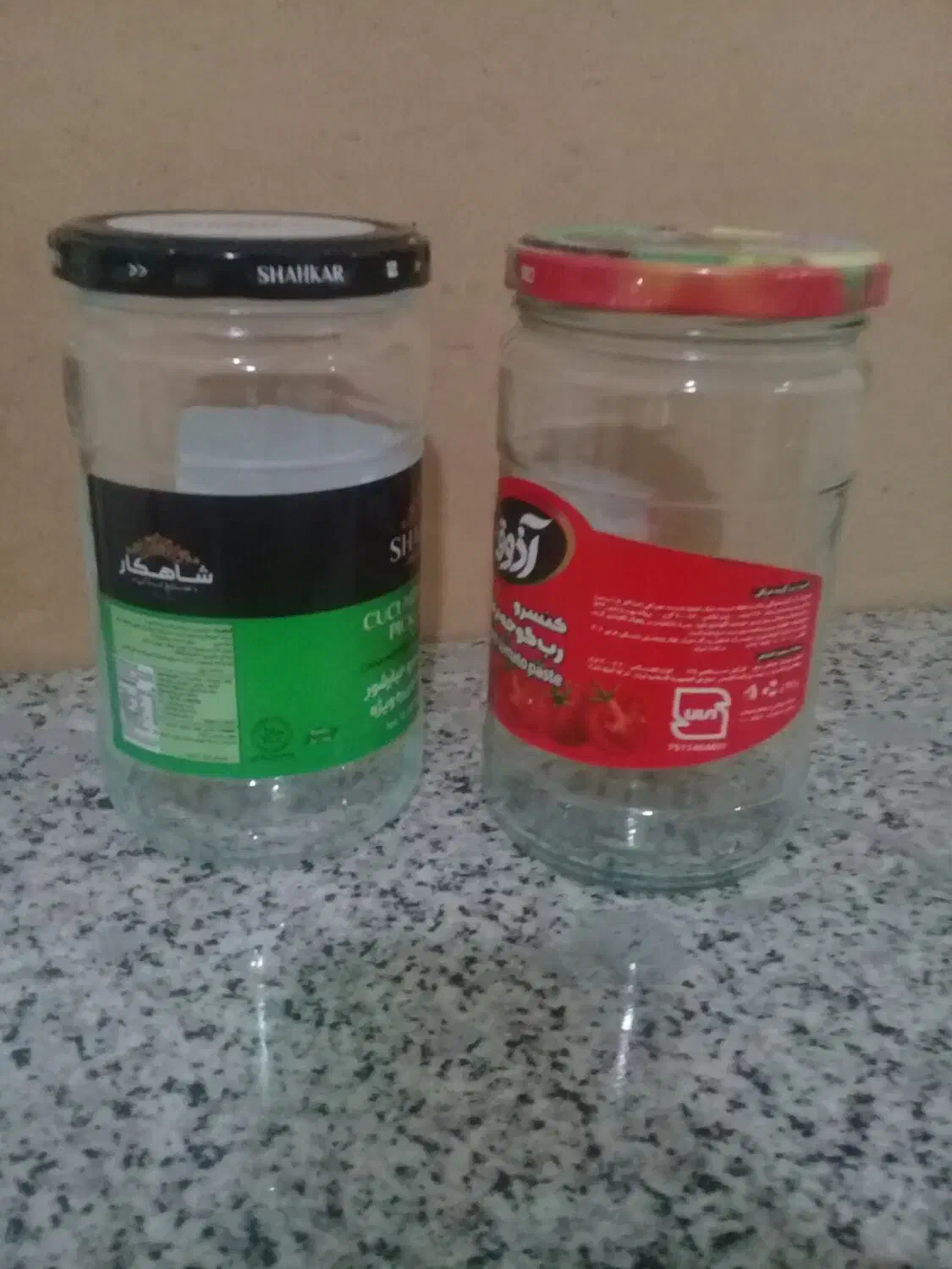 شیشه خالی|ظروف نگهدارنده، پلاستیکی، یکبارمصرف|جیرفت, |دیوار