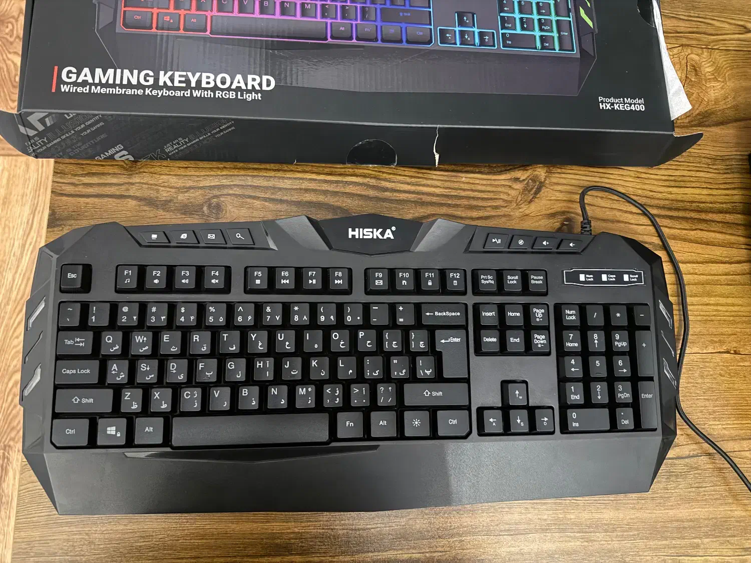 کیبورد گیمینگ هیسکا مدل HX-KEG400|قطعات و لوازم جانبی رایانه|تهران, ستارخان|دیوار