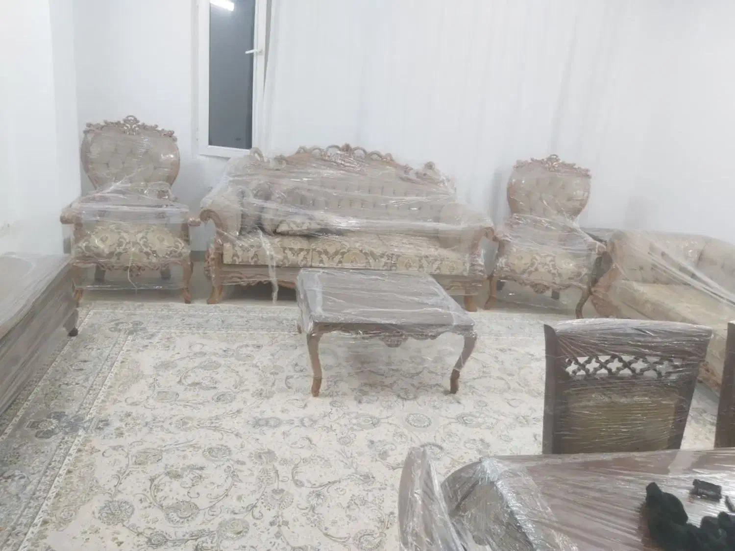 مبل ۱۰ نفره استیل نو استفاده نشده|مبلمان خانگی و میز عسلی|تهران, سعادت‌آباد|دیوار