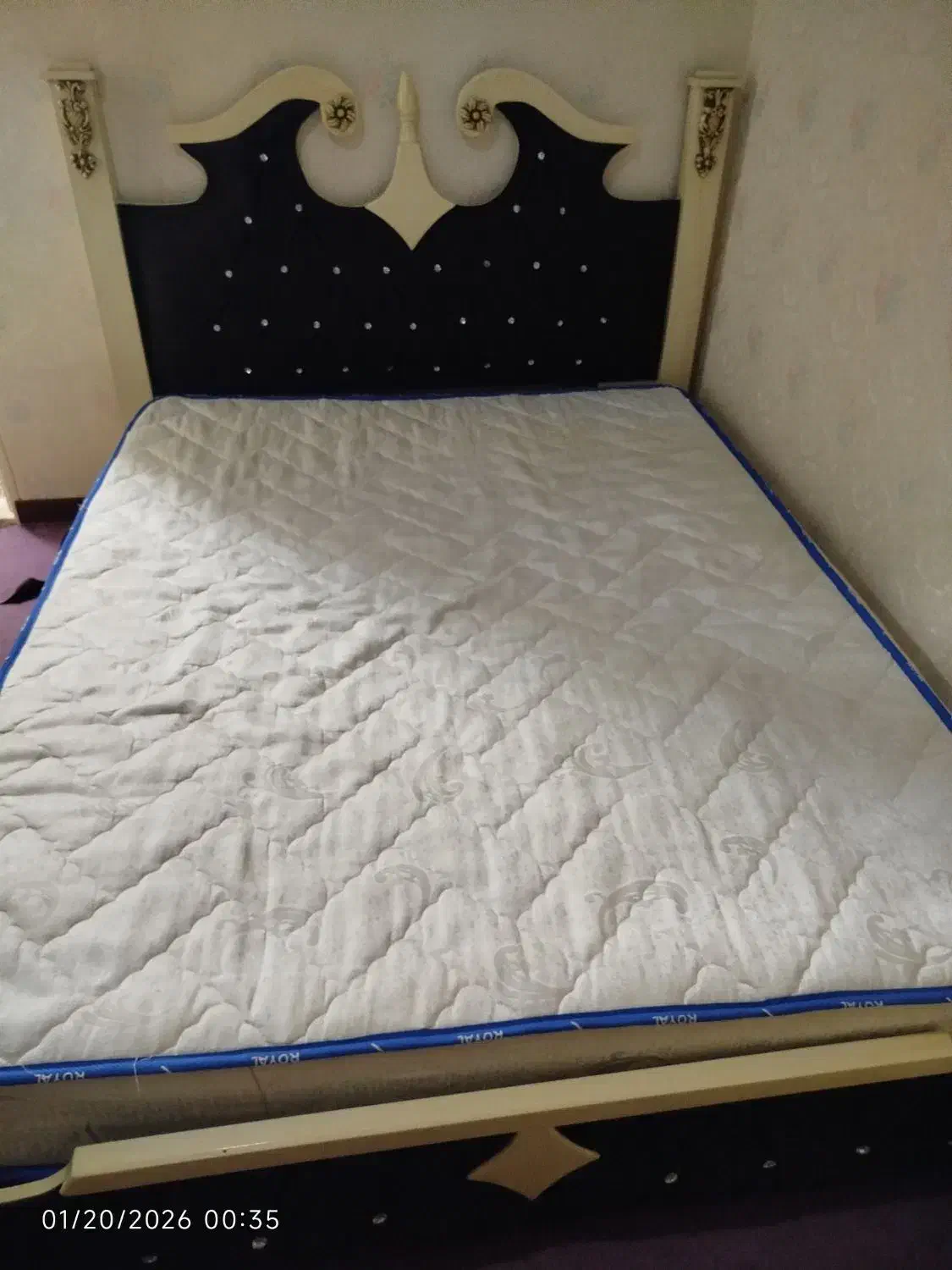 تخت دو نفره همراه با تشک|تخت و سرویس خواب|تهران, جوادیه تهرانپارس|دیوار