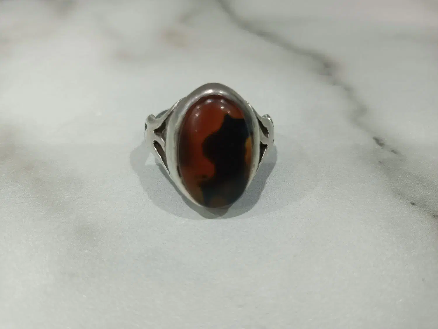 انگشتر نقره مزین به نام حضرت علی (ع)|زیورآلات و اکسسوری|گمیشان, |دیوار