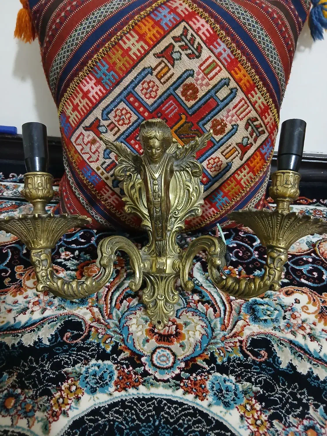 لوستر دیوار برنجی|لوستر و چراغ آویز|تهران, خاک سفید|دیوار