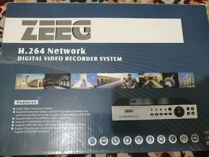 دستگاه dvr و2عدد دوربین مدار بسته دید در شب zeeg|دوربین مداربسته|ارومیه, |دیوار