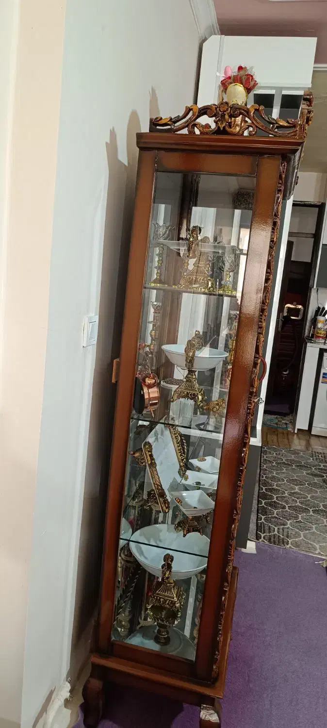 بوفه چوبی|بوفه، ویترین، کنسول|خسروشاه, |دیوار