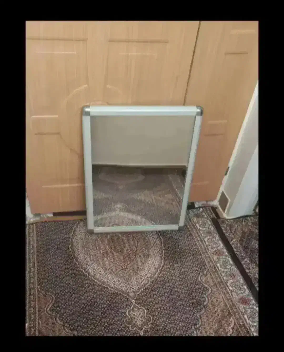 آینه با قالب آلمینیومی دیواری آویز دار ۵۰*۶۰|آینه|تبریز, |دیوار