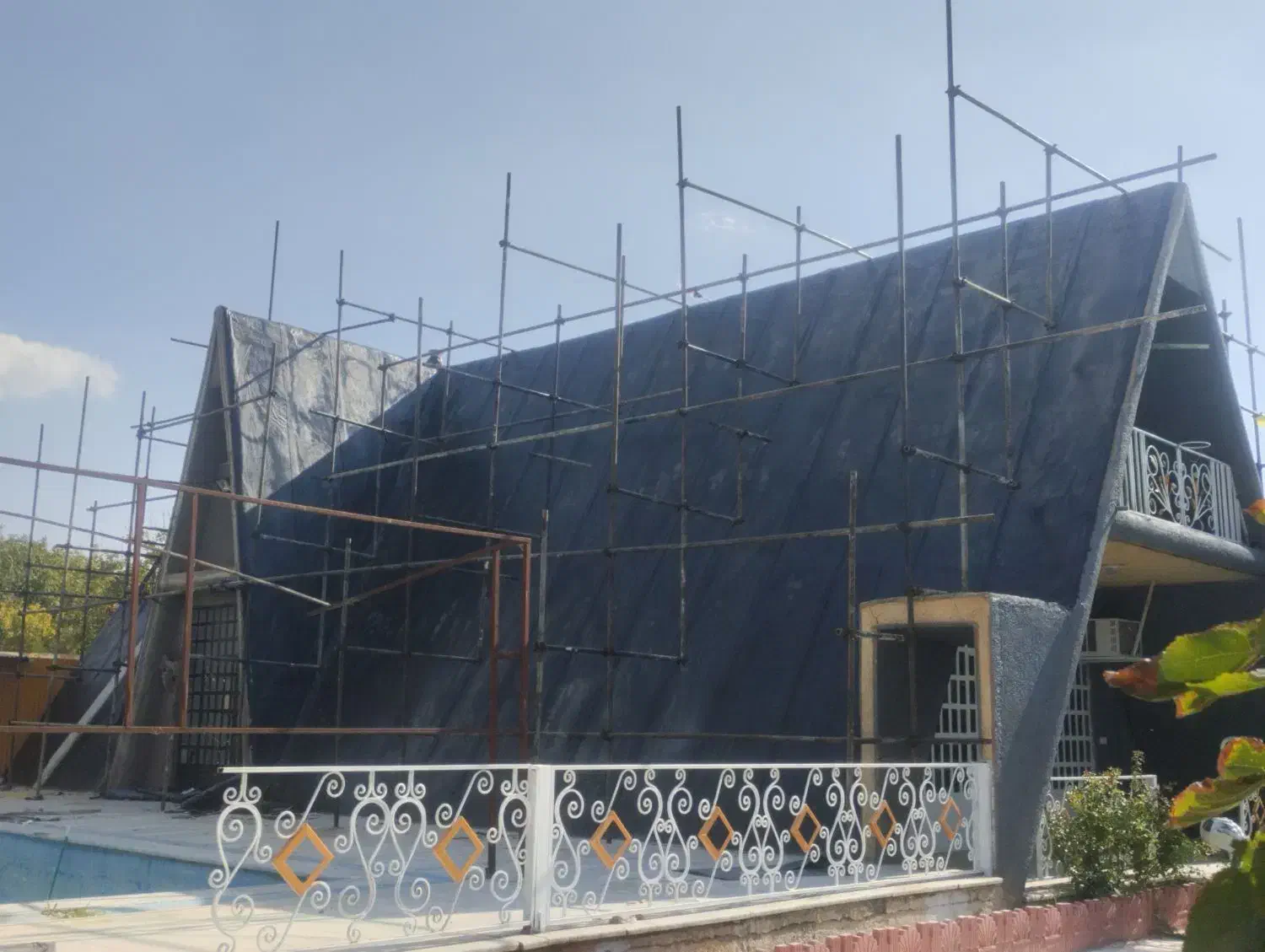 ایزوگام قیرگونی بدنه اسفالت|خدمات پیشه و مهارت|چالوس, |دیوار