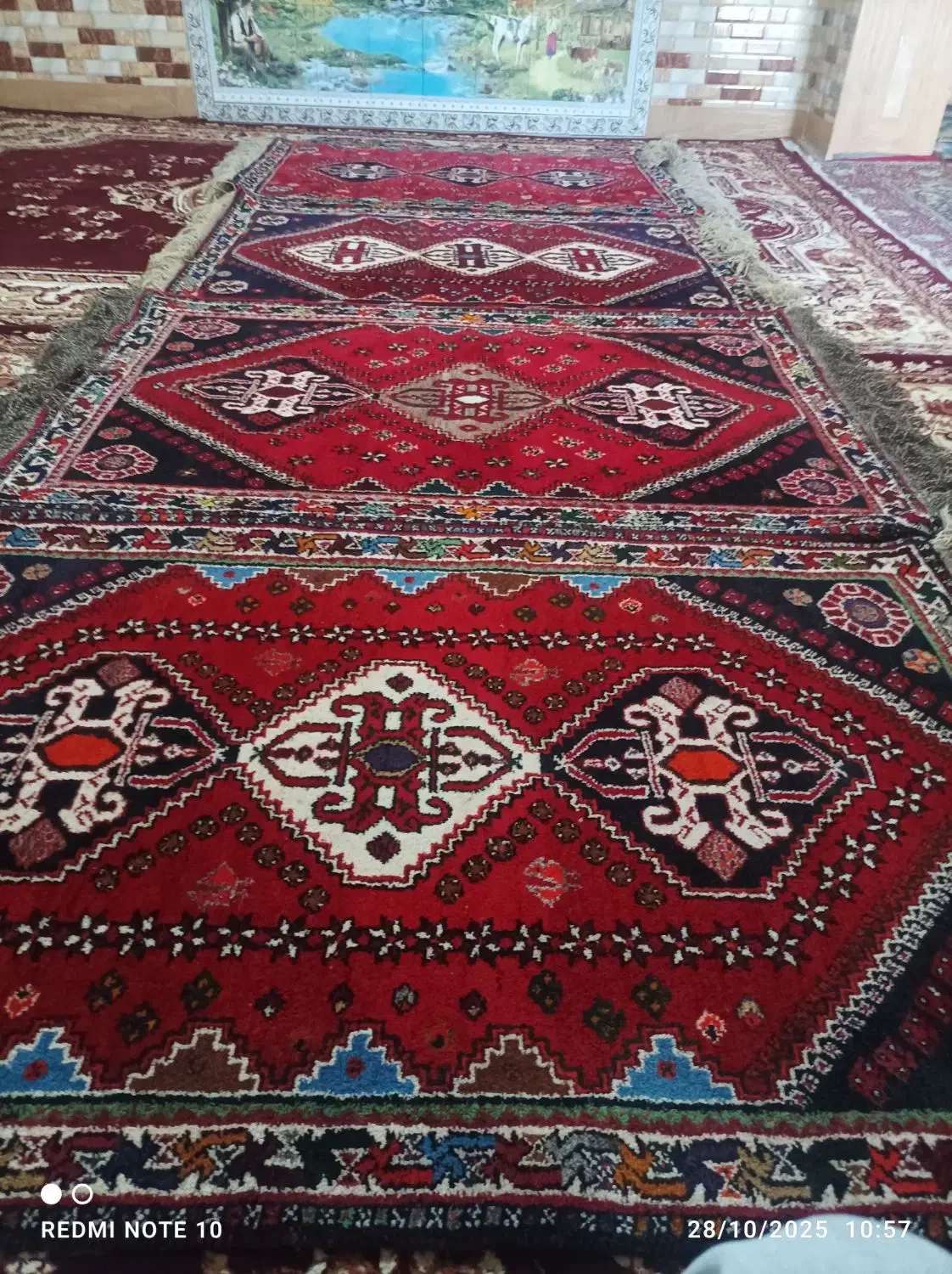 فرش دستباف|فرش|راهگان, |دیوار