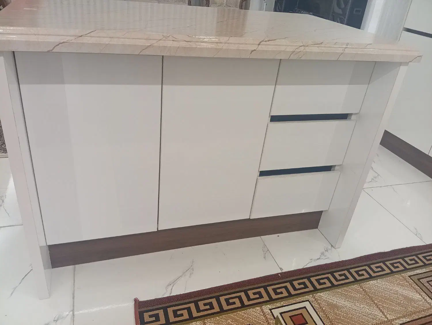 جزیره آشپزخانه|میز و صندلی غذاخوری|گلستان (تهران), |دیوار