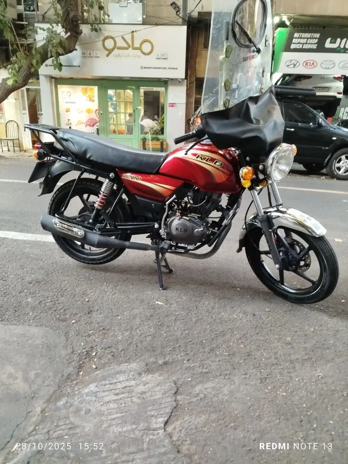 موتور کی ال دی200 تمیز|موتورسیکلت|تهران, اوین|دیوار