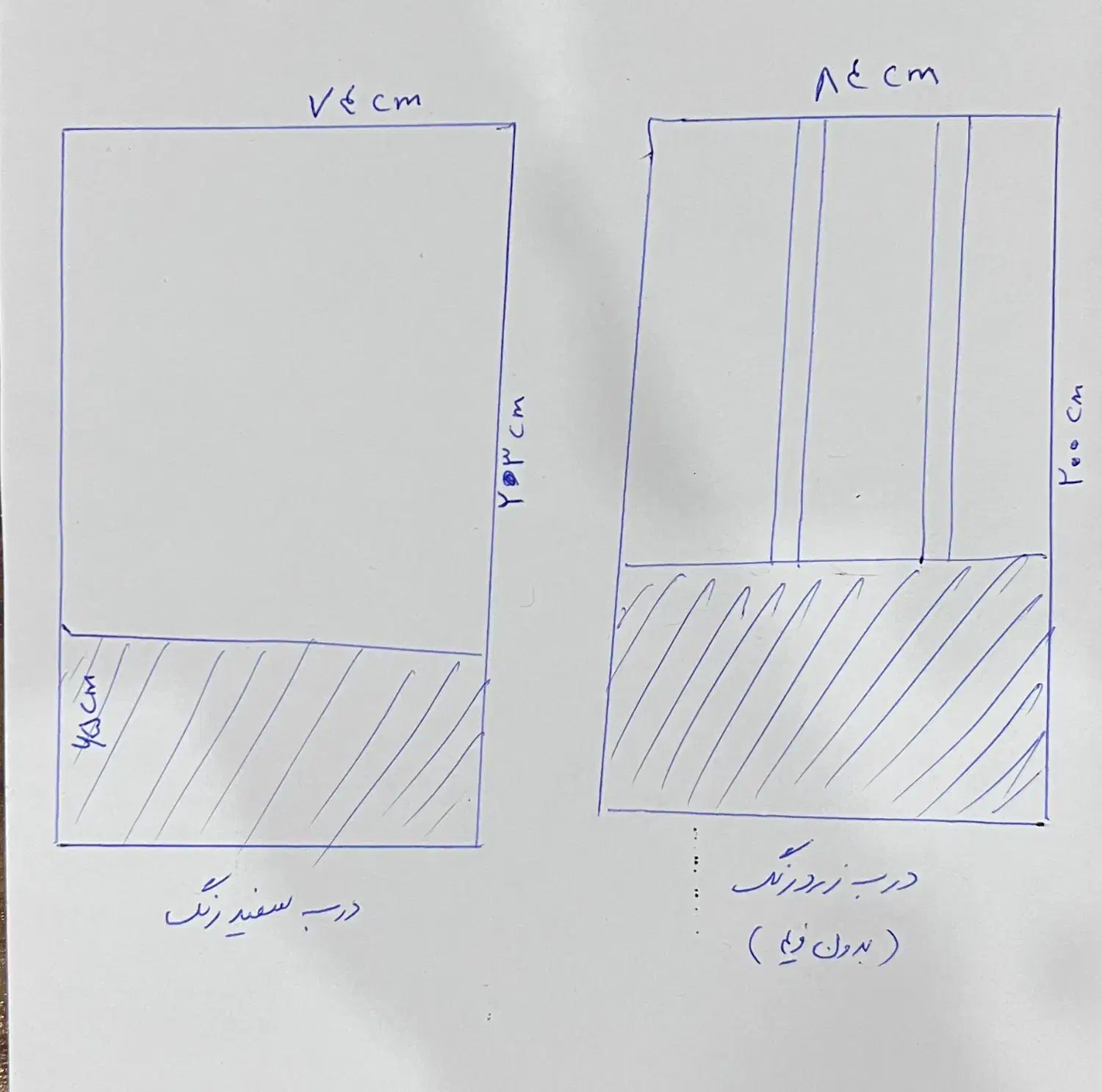 فروش دو عدد درب آلومینومی|مصالح و تجهیزات ساختمان|بهبهان, |دیوار
