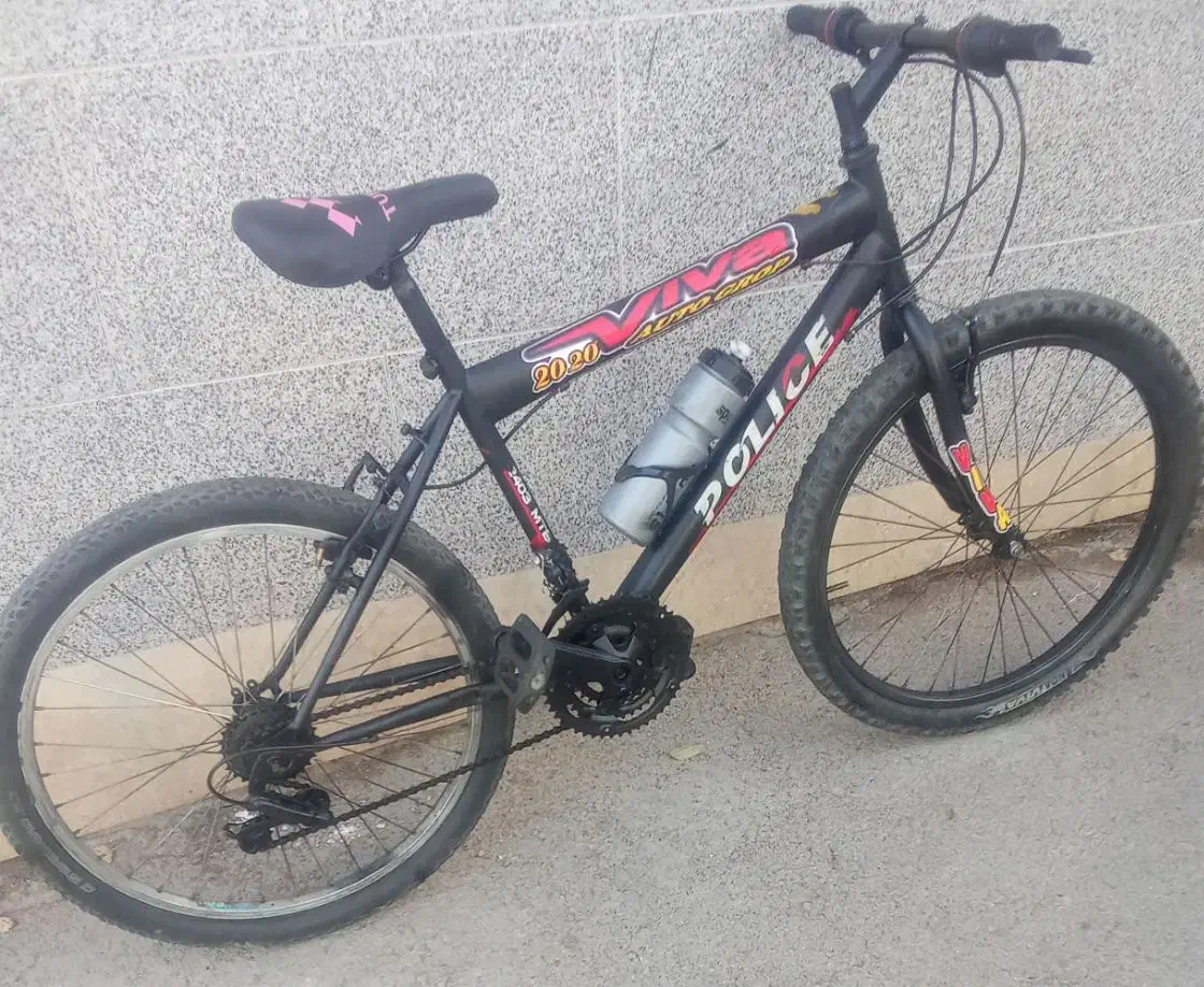 دوچرخه24پلیس دنده ای تنه آلمینیوم درحدنو|دوچرخه، اسکیت، اسکوتر|قزوین, |دیوار