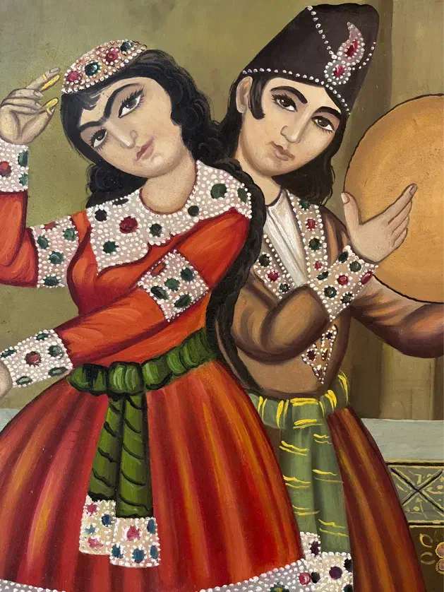 تابلو قاجاری|کلکسیون اشیاء عتیقه|تهران, جمال‌زاده|دیوار