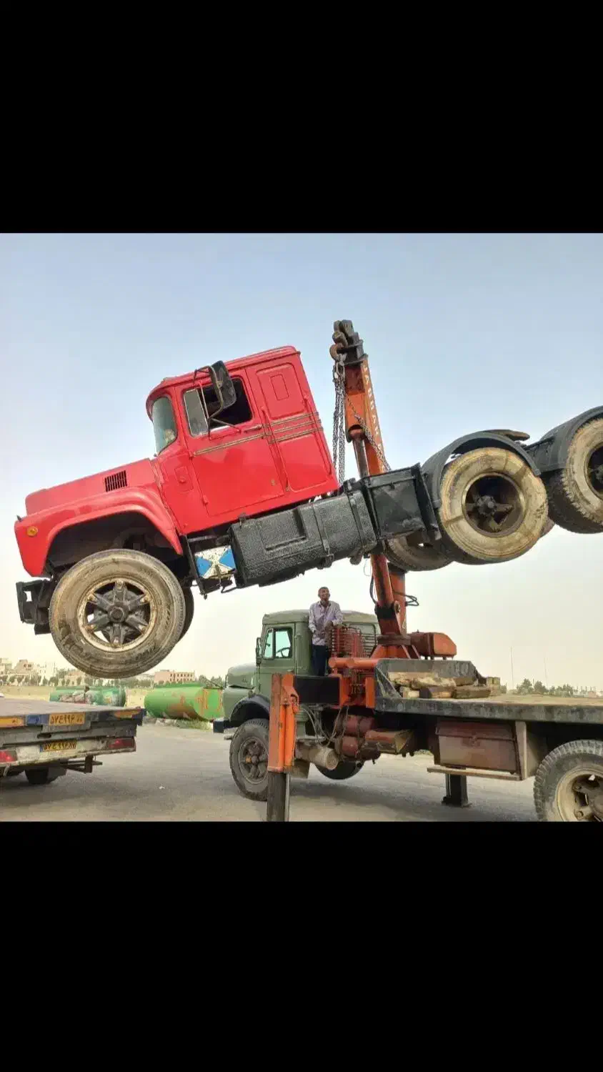مرکز اسقاط کشنده فرسوده تصادفی ۴۰ تن قیمت ۲۴۰۰|خدمات موتور و ماشین|بندرعباس, |دیوار