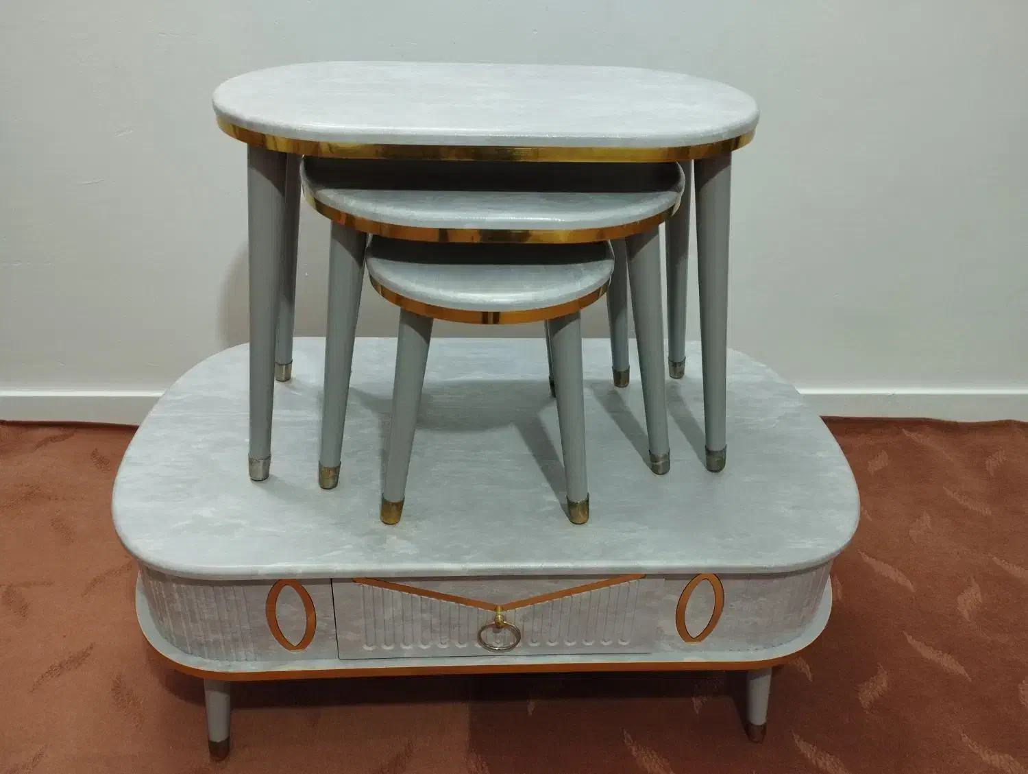 جلو مبلی و میز عسلی|مبلمان خانگی و میز عسلی|زنجان, |دیوار