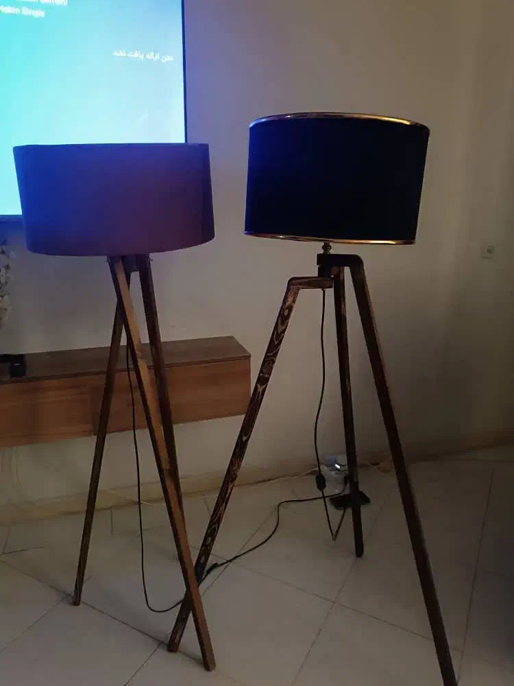 دو عدد آباژور ایستاده|چراغ خواب و آباژور|مشهد, کوثر|دیوار