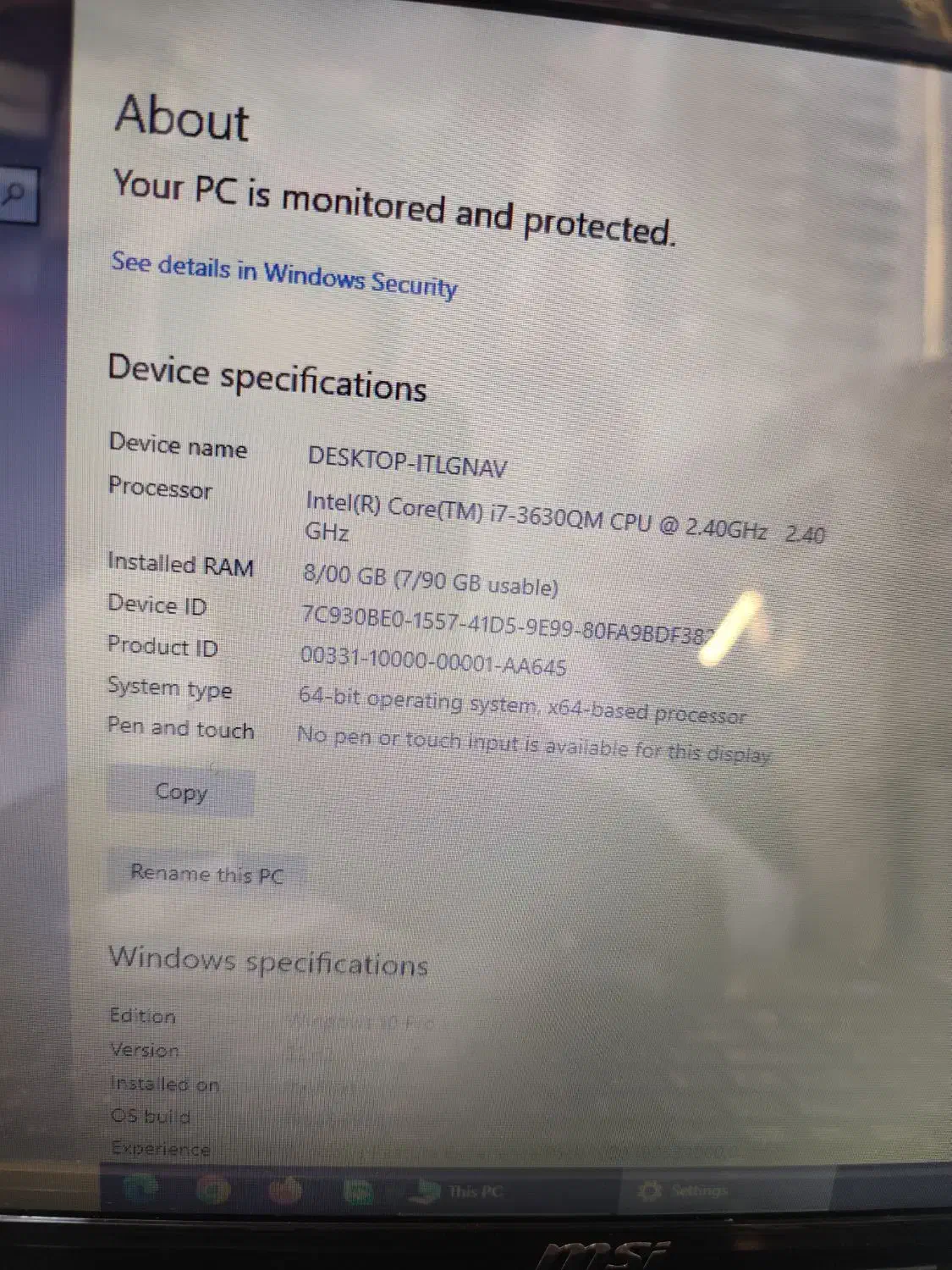 لپ تاپ msi|رایانه همراه|تهران, خاوران|دیوار