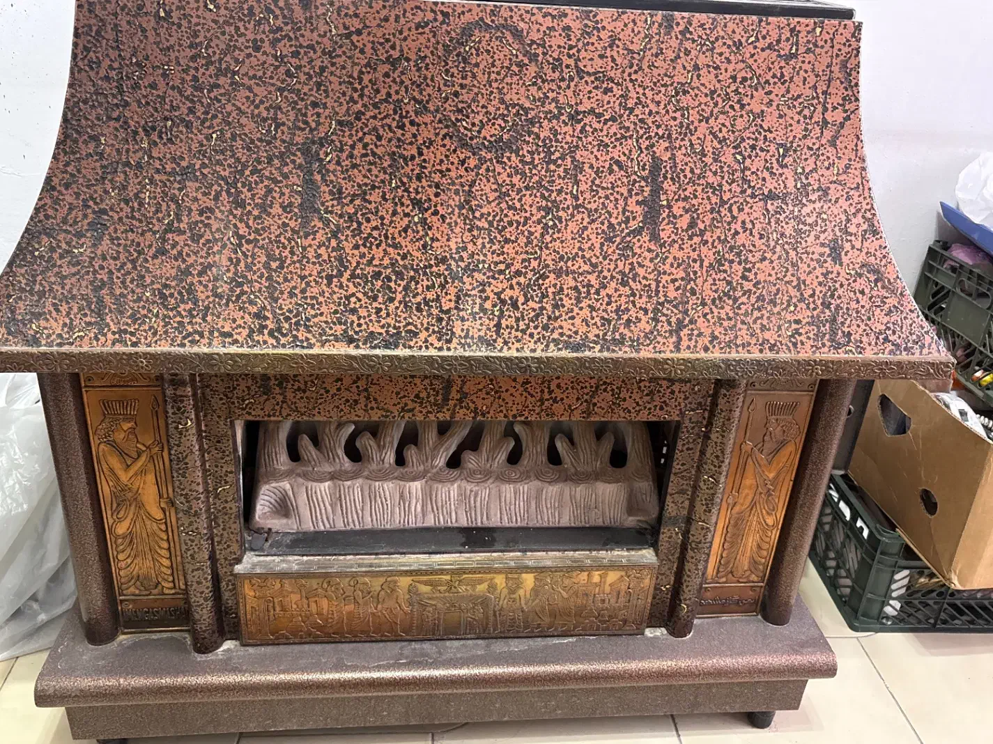 بخاری|بخاری، هیتر، شومینه|اصفهان, باغ زرشک|دیوار