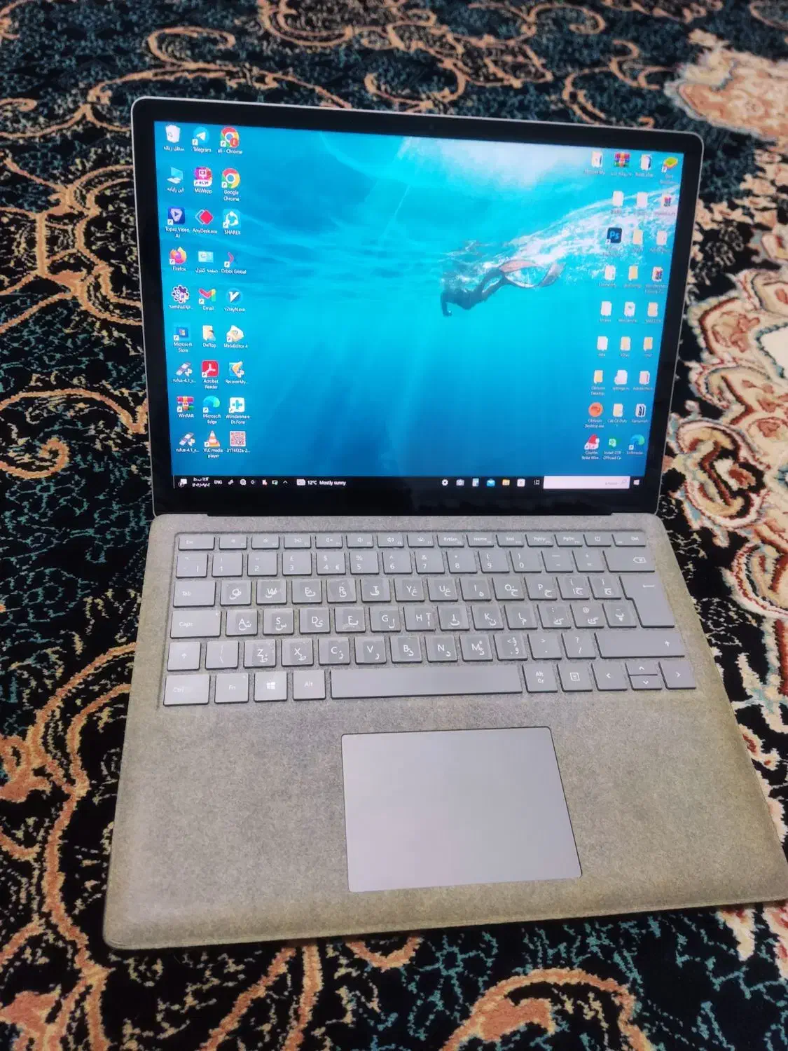 Surface Laptop مایکروسافت نسل یک|رایانه همراه|اندیمشک, |دیوار