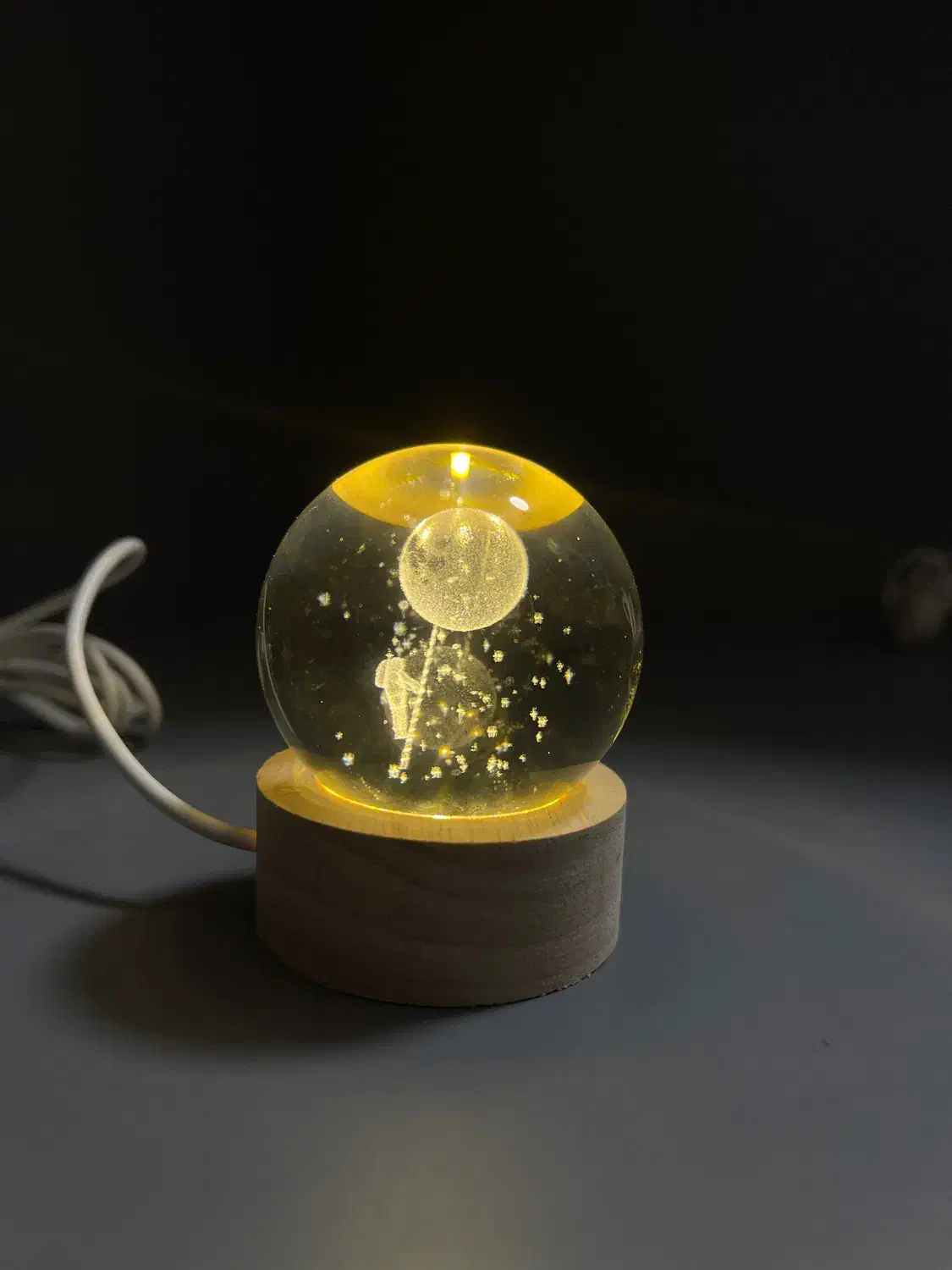 گوی کریستالی سایز ۵|چراغ خواب و آباژور|اردبیل, |دیوار