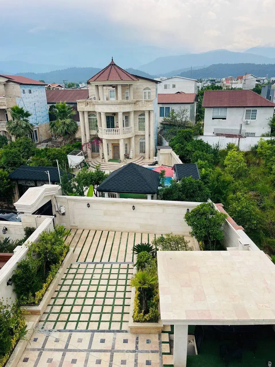 تریبلکس نما کلاسیک 400متر/ سعادت آباد/ فول فرنیش|فروش خانه و ویلا|چمستان, |دیوار