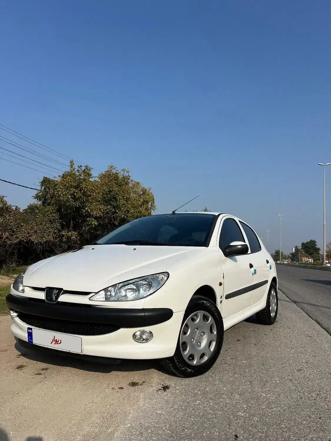 206 سفید سالم و مرتب|خودرو سواری و وانت|بهشهر, |دیوار