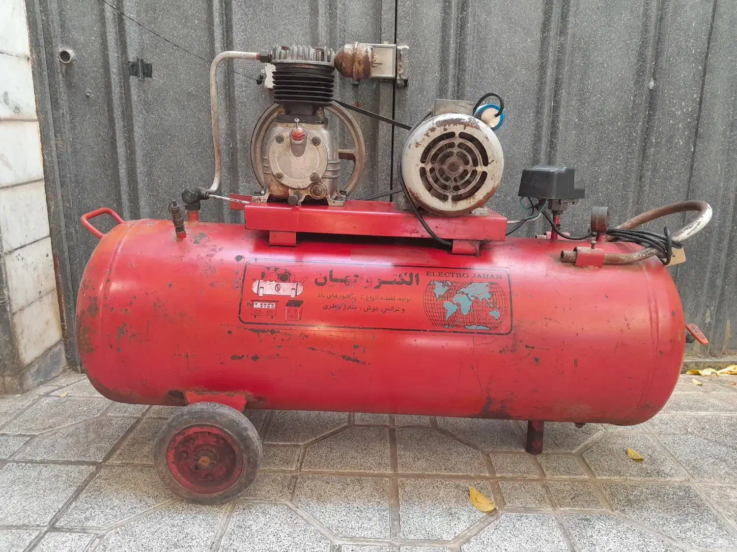 پمپ باد۱۵۰.الکتروجهان یک عددسنگ رومیزی باچهارپایه|ماشینآلات صنعتی|علیآباد کتول, |دیوار
