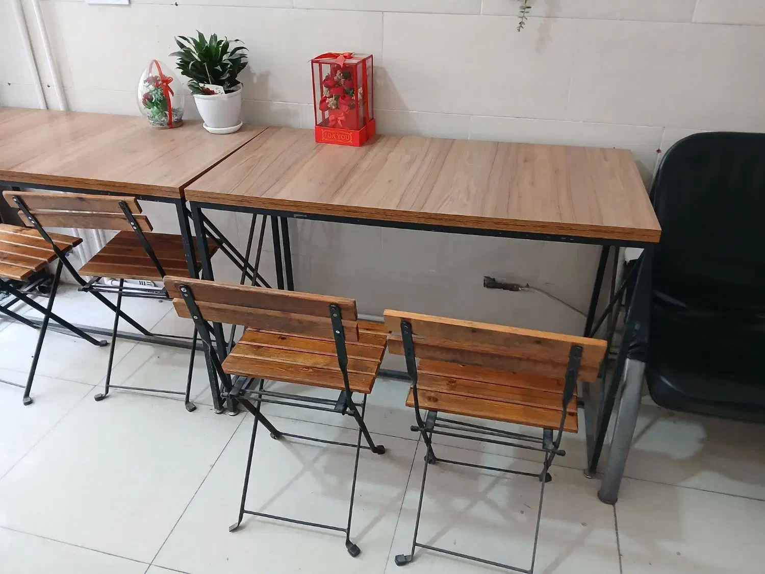 میز و صندلی کافه MDF قیمت مناسب|کافی‌شاپ و رستوران|نسیم‌شهر, |دیوار