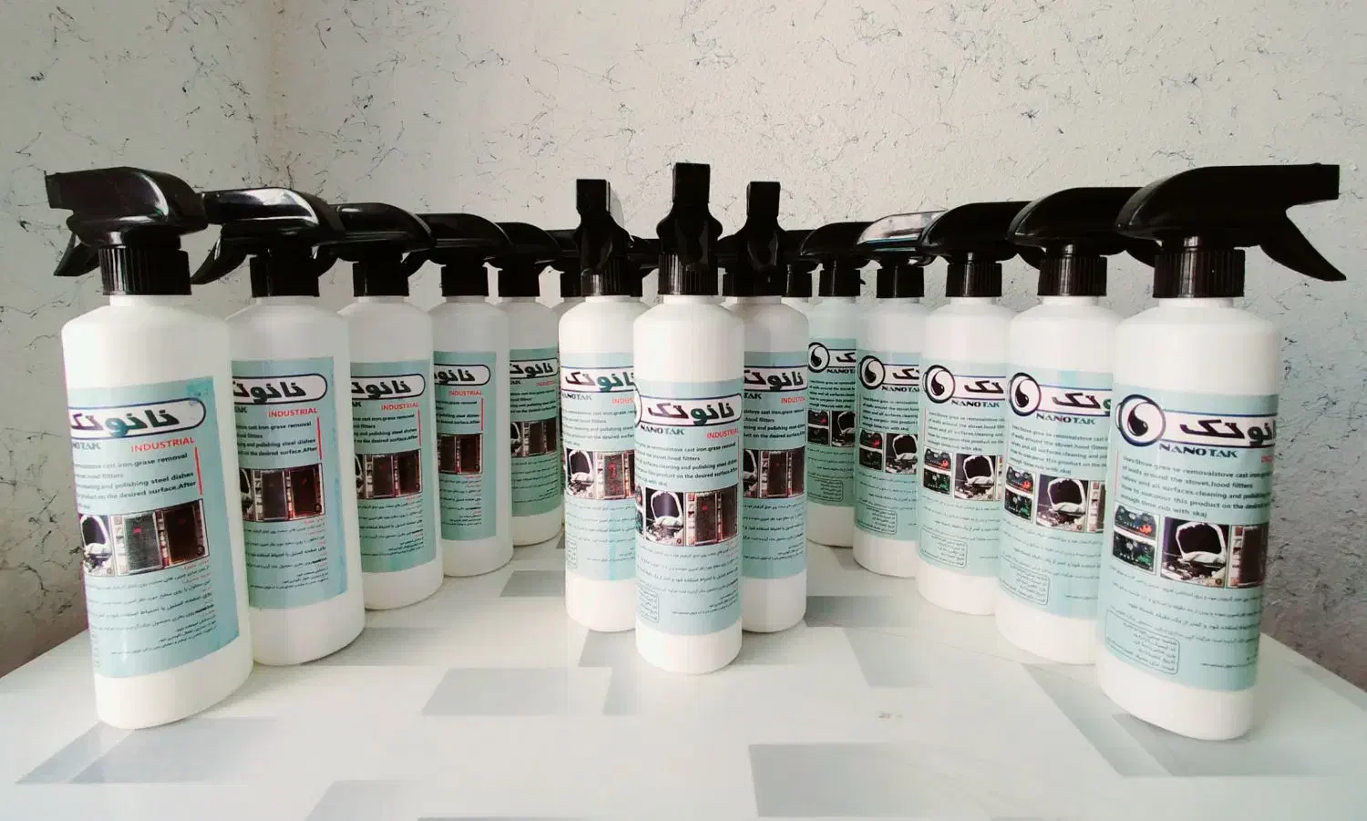 اسپری چربی زدا نانو تک اصلی حک دار|مواد شوینده و دستمال کاغذی|شیراز, تندگویان|دیوار