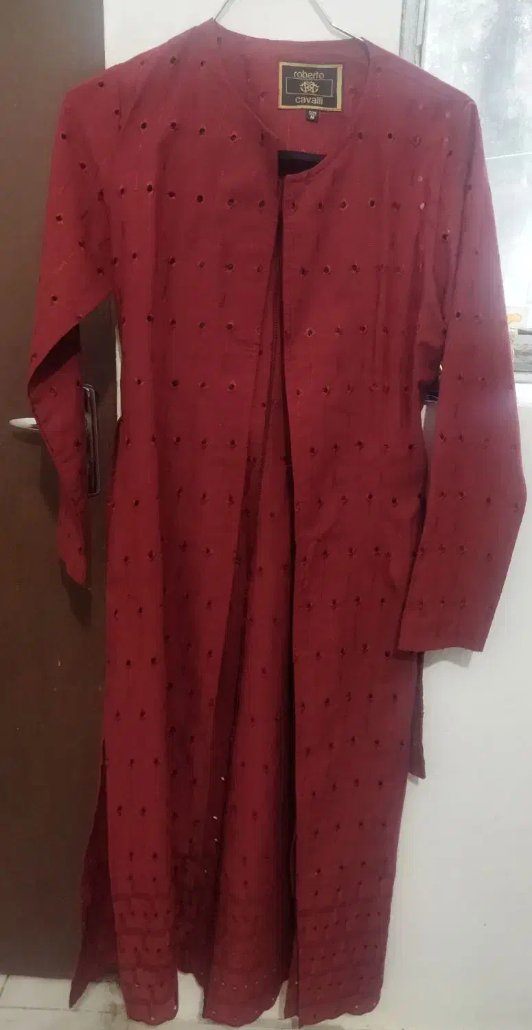 مانتو دخترونه زرشکی سایز ۳۶|لباس|رشت, جماران|دیوار