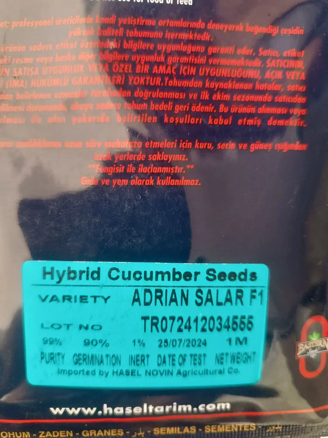 بذر خیار گلخانه ای|گل و گیاه طبیعی|کاشمر, |دیوار