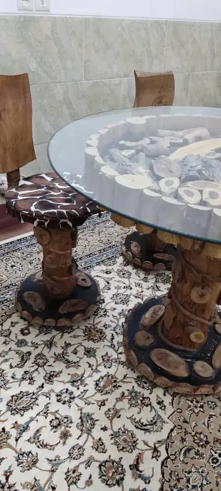 میز چوبی|میز و صندلی غذاخوری|یزد, |دیوار