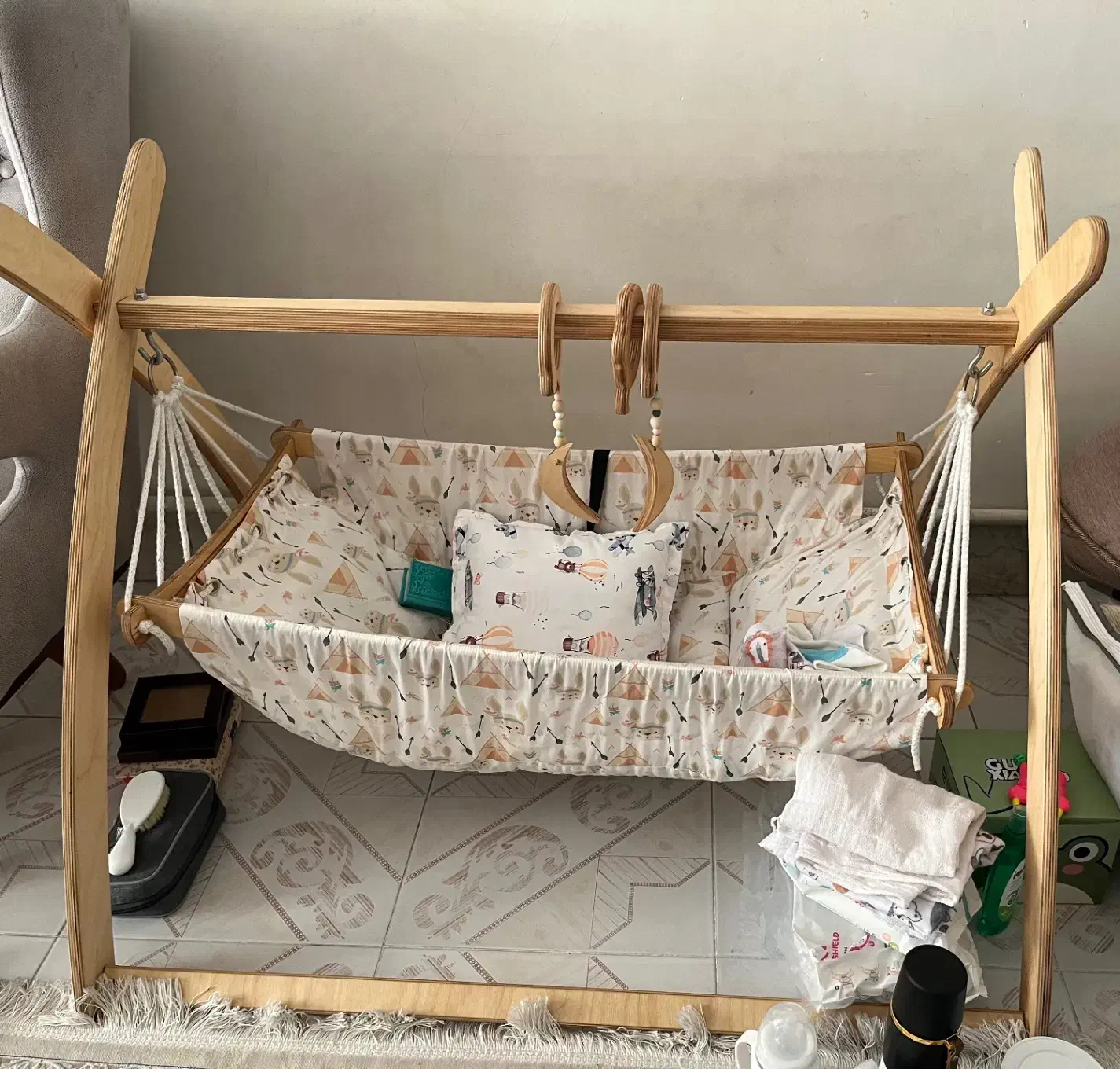 گهواره ننو|تخت و سرویس خواب|پاکدشت, پاکدشت (مامازند)|دیوار