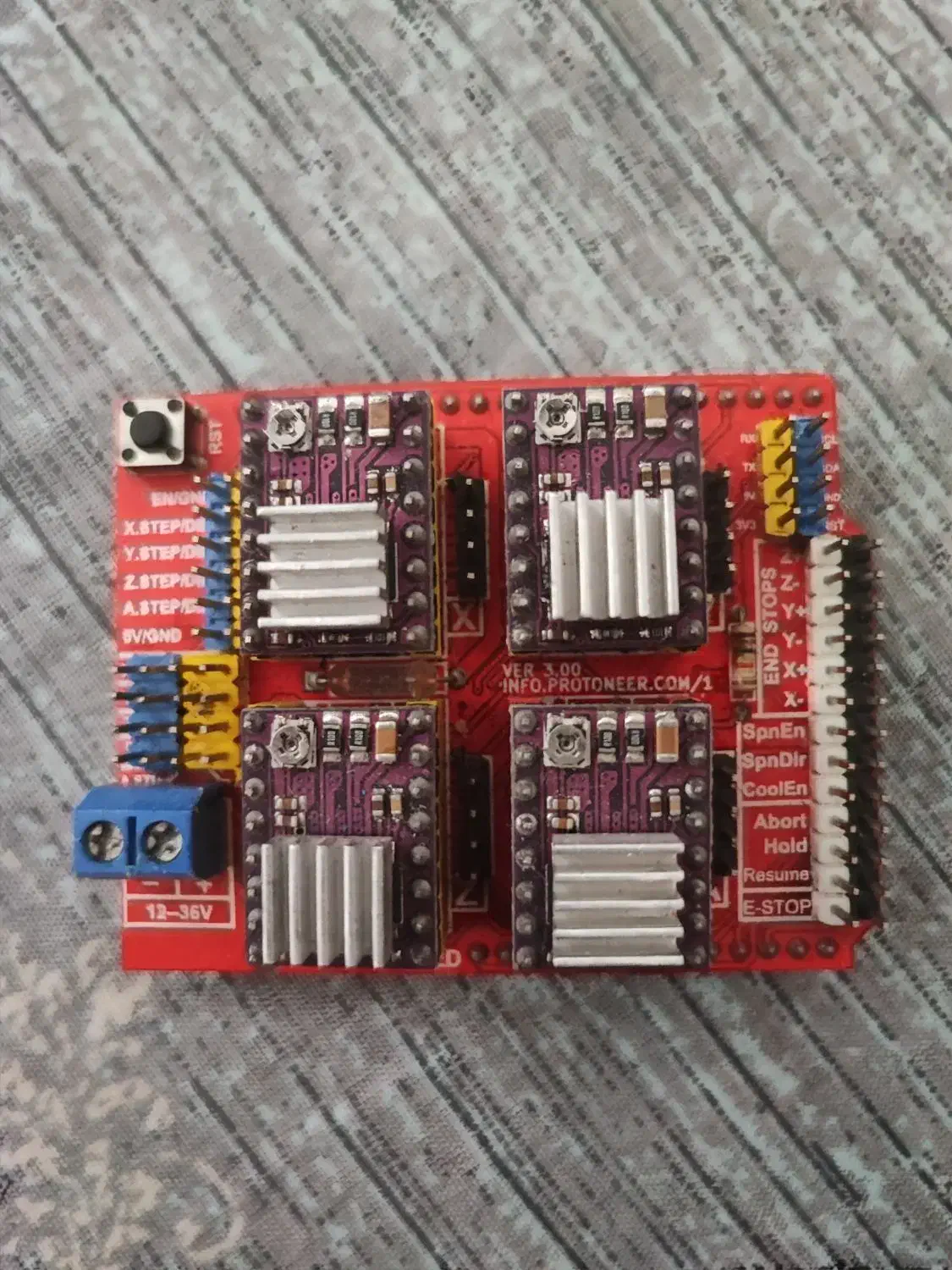 شیلد cnc ورژن 3 با درایور DRV8825|قطعات و لوازم جانبی رایانه|رفسنجان, |دیوار