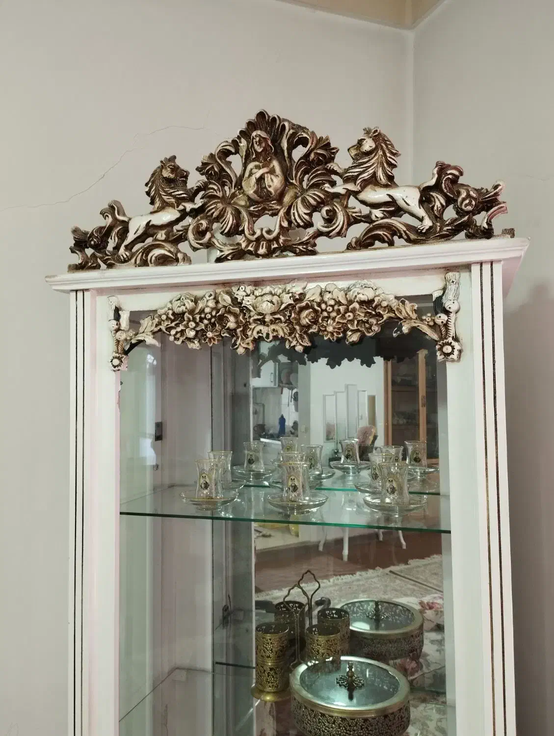 بوفه سفید|بوفه، ویترین، کنسول|سنندج, |دیوار