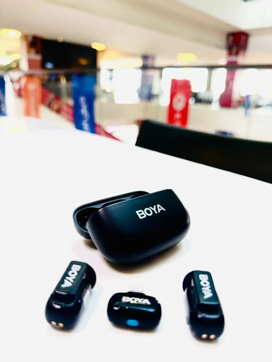 مایکروفون مدل BOYA لایتننگ دو مخاطب نو نو|لوازم جانبی موبایل و تبلت|تهران, افسریه شمالی|دیوار