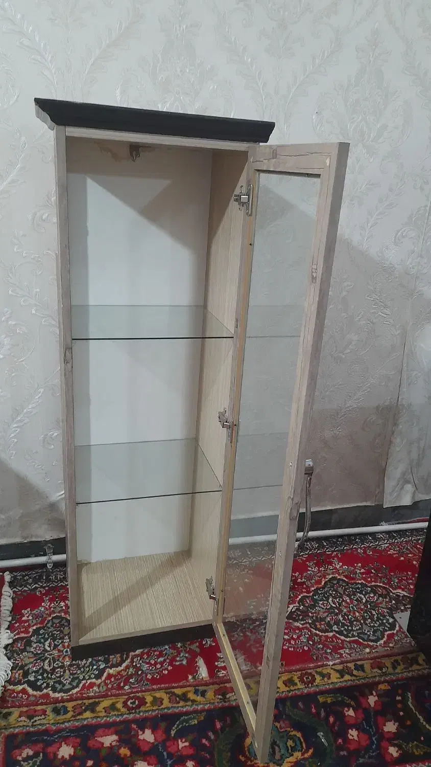 کابینت ویترینی برای باغ|کتابخانه، شلف، قفسههای دیواری|مرند, |دیوار