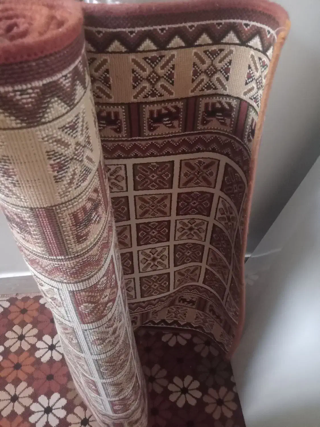 گلیم فرش|پادری|کرمانشاه, |دیوار