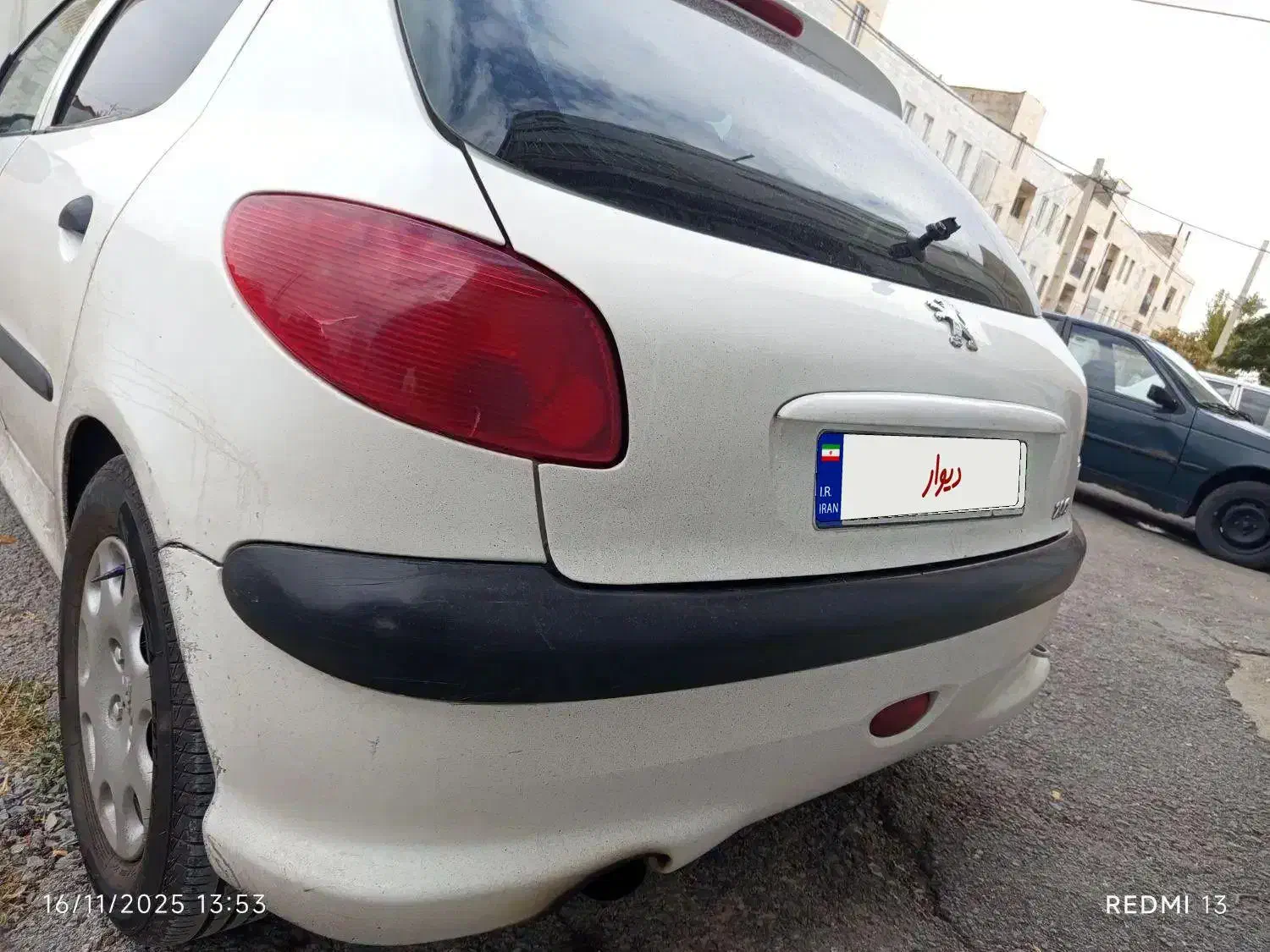 پژو206تیپ 2عتیقه1381|خودرو سواری و وانت|فرمهین, |دیوار