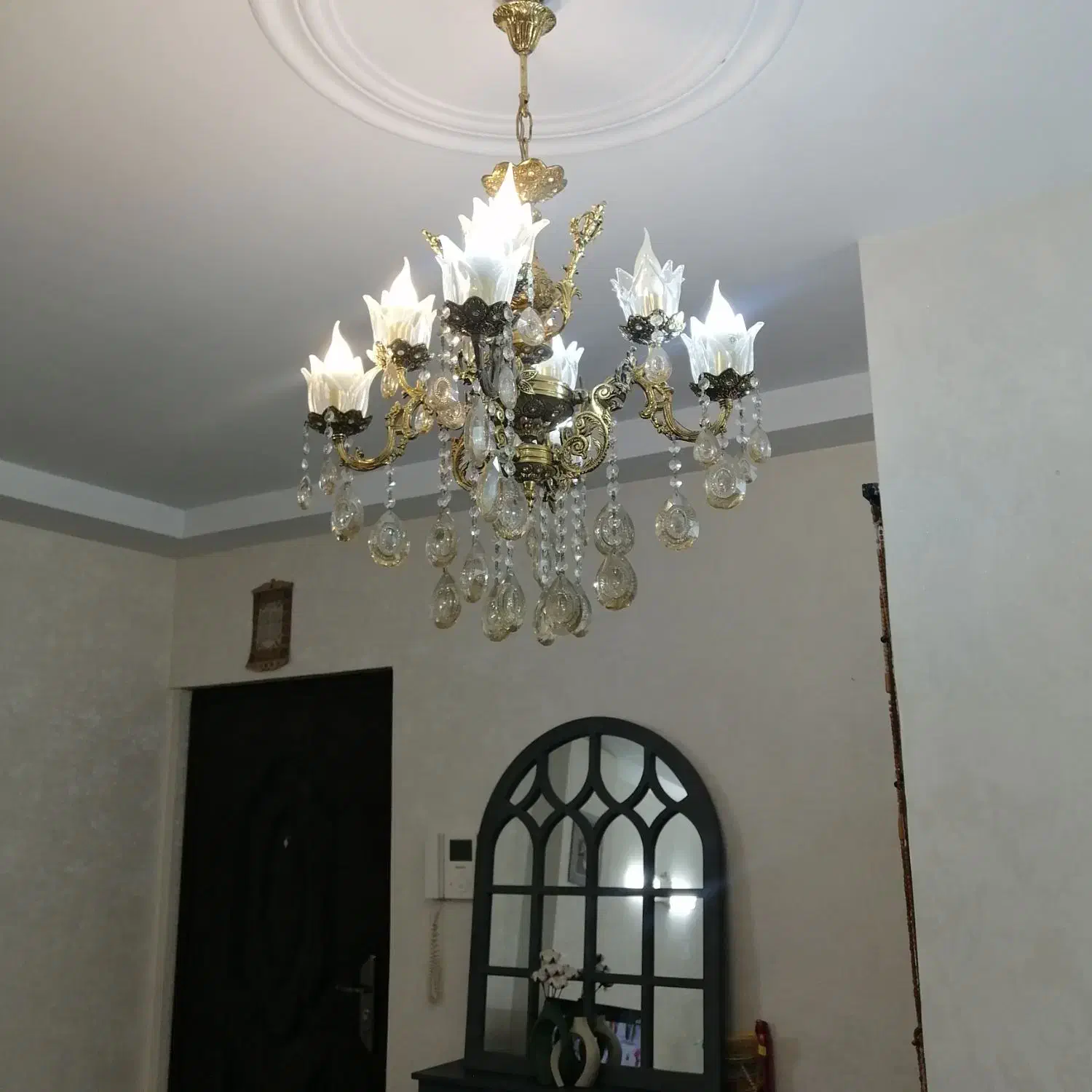 فروش  لوستر برنزی|لوستر و چراغ آویز|تهران, هفت چنار|دیوار