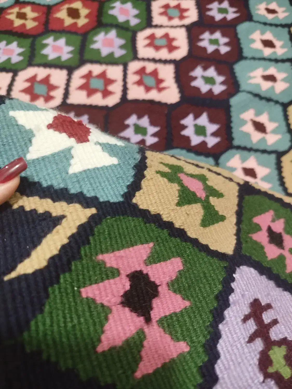 گلیم دستی|گلیم، جاجیم، گبه|قدس, شهر‌قدس|دیوار